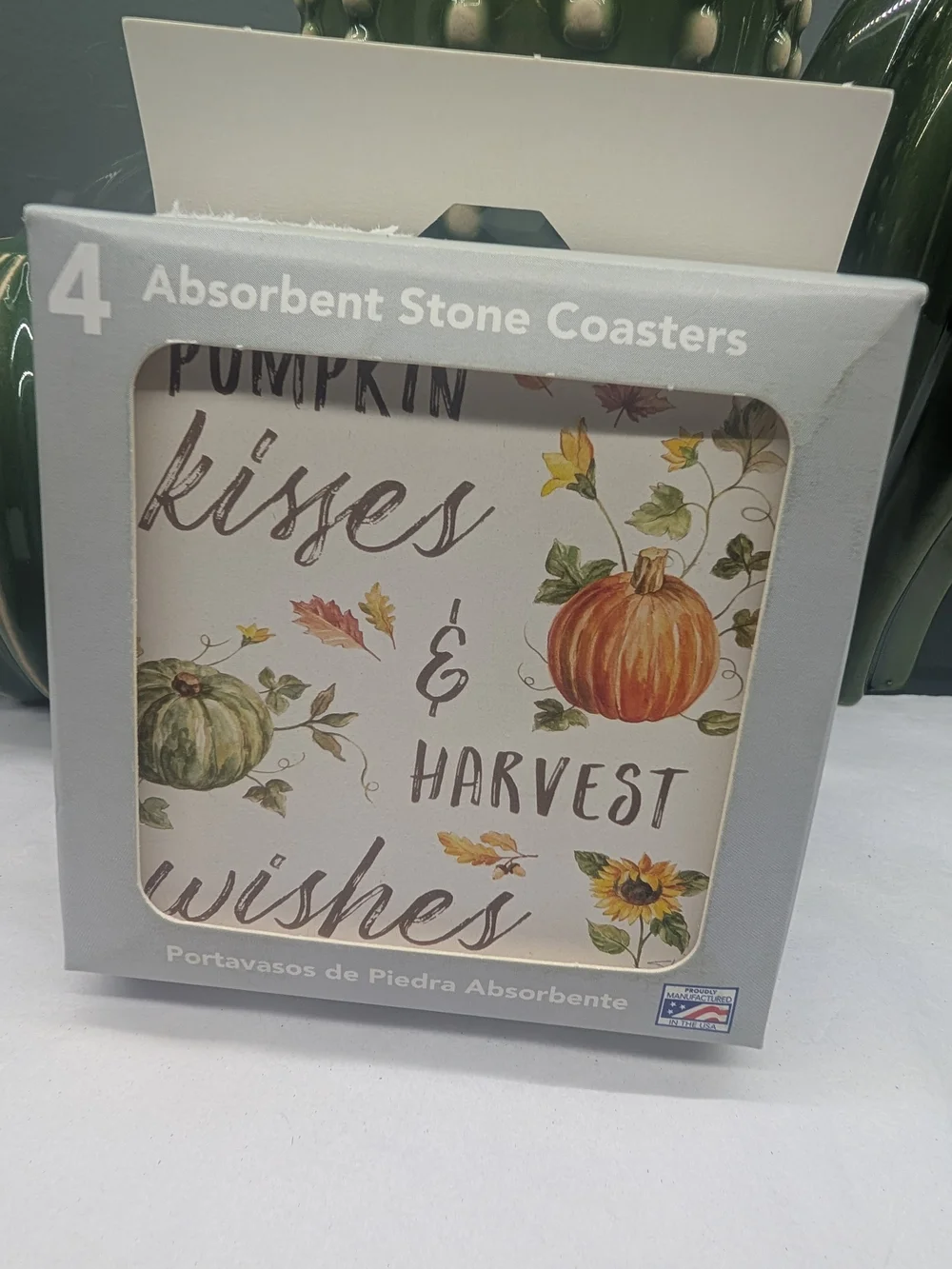 Set Of 4 - Boxed Stone Coasters